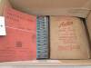 Qty of literature to inc; inspection maintenance B vehicles 1945, Austin manual spare parts list 1944, handbook WD 30cwt lorry 1932, Austin 19 handbook, Ford inspection books etc etc