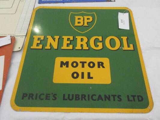 Energol Motor Oil, original sign