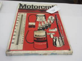 Motorcraft advertising showroom thermometer