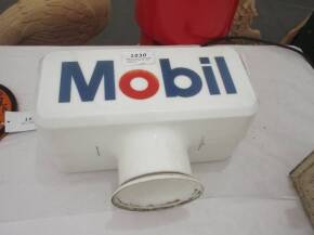 Mobil glass pump globe stated to be in fine condition