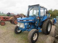 1987 FORD 4110 S.II 2wd TRACTORReg. No. E931 JFLSerial No. B36678Fitted with an AP cab on grass tyres and showing 6,485hours
