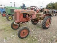 1939 ALLIS CHALMERS MODEL B 4cylinder petrol/paraffin TRACTOR Reg. No. WSU 576 Serial No. B21409 stated to be in good ex-farm condition