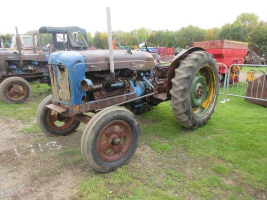 FORDSON Major diesel TRACTOR Stated to be in ex-farm condition and to be running