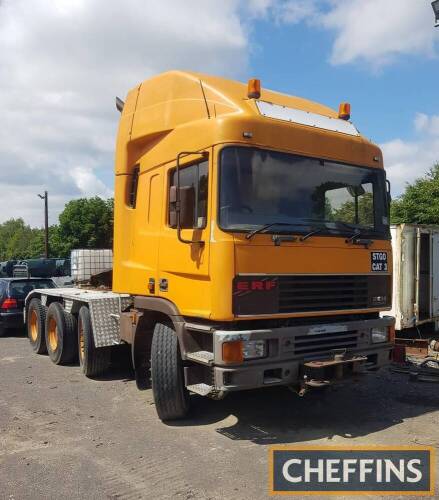 1995 ERF EC14.50TD4 8x4 200t 5th wheel artic' tractor unit Reg. No. DIG 5258 Chassis No. 79435 Engine No. 23235530