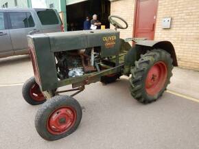 Oliver 80 replica scaled tractor, hand made, car running gear