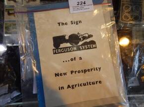 Ferguson System tractor and implement illustrated booklet