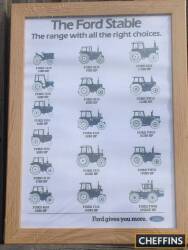 Ford Tractor Range poster