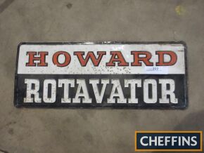 Howard rotavator enamel sign