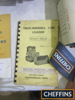 A Track-Marshall 1100 loading shovel operation manual