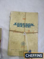 1954 Fordson Major instruction book, complete with repair change schedule