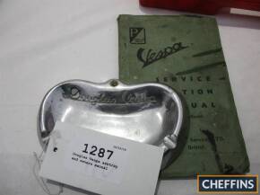 Douglas Vespa ashtray and owners manual