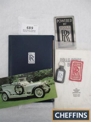 Rolls-Royce notebook, keyring, picture etc