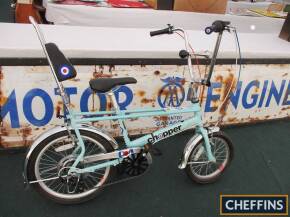 Raleigh Chopper 'MOD', a Ltd Edition of 400, finished in blue and only ridden twice