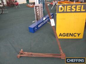 Vintage high lift car jack