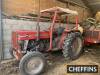 1973 MASSEY FERGUSON 148 Multi-Power 3cylinder diesel TRACTOR Reg. No. TJL 542K Serial No. FC4600074