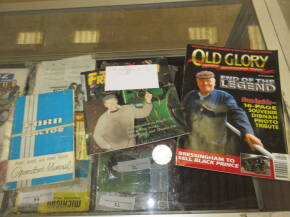 Ford tractor 4000 & 5000 manual, Fred Dibnah album (autographed) and Old Glory tribute