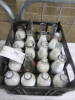 Collection of branded milk bottles (20)