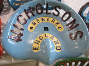 Nicholson Newark England - a cast iron seat