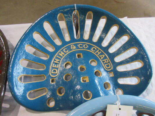 Dening & Co. Chard - a cast iron seat