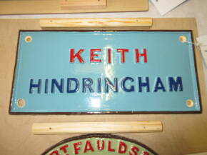 Keith Hindringham - a cast name plate