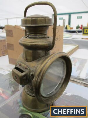 Brass car lamp