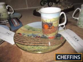 Border Fine Arts 'At the Vintage' plate No. 479 t/w mug