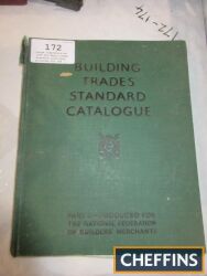 Large comprehensive 1938 Building Trades standard catalogue produced for the National Federation of Builders and Merchants. 534 pages with hundreds of illustrations