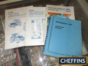 Roadless 94T operators manual and Ford tractor manuals (2)