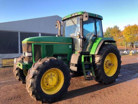 1996 John Deere 7700 4wd Tractor c/w 40k