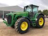 John Deere 8530 4wd Tractor c/w front suspension Hours: 9860