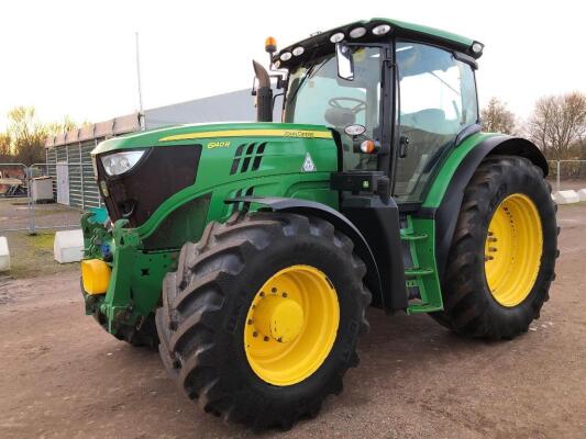 John Deere 6140R 4wd Tractor Reg. No. PE63 UVP