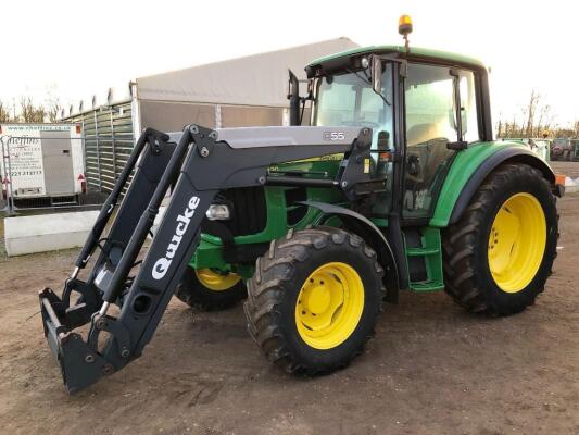 John Deere 6330 Tractor c/w Quicke loader