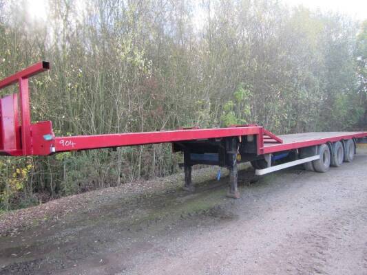 2004 Montracon 39 Ton Artic Step Frame Low Loader 13.7m long 11 months MOT