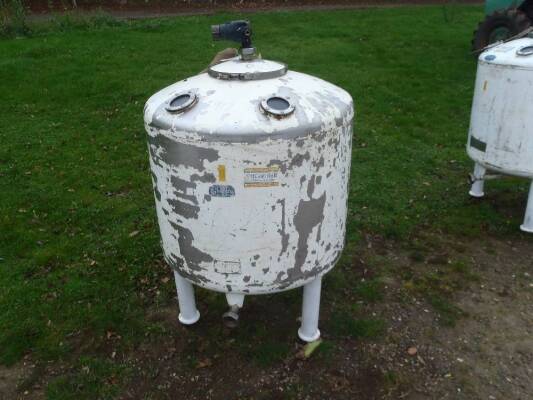 Grundy 400ltr Food Grade Stainless Steel Tank